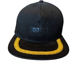 DJAB Black Cap with Adjustable Strap